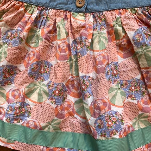 Matilda Jane Kids Parasol Floral Printed Knot Top 8-10 - Picture 14 of 16